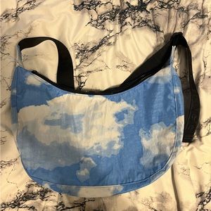 Baggu Medium Crescent Nylon Bag - Cloud Print